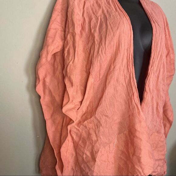 𝅺Universal Threads Pink Open Front Kimono Jacket - Picture 3 of 8